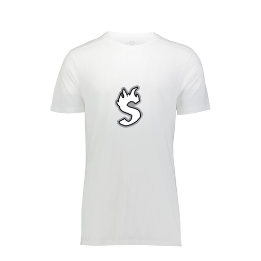 [FTSCUBWH-YS-LOGO2] Decker Youth Tri-Blend T-Shirt - Short Sleeve (Youth S, White, Logo 2)