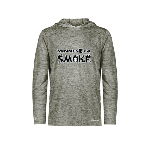 [FOLHCGGY-AS-LOGO3] Decker Men's Charge Hoodie (Adult S, Gray, Logo 3)