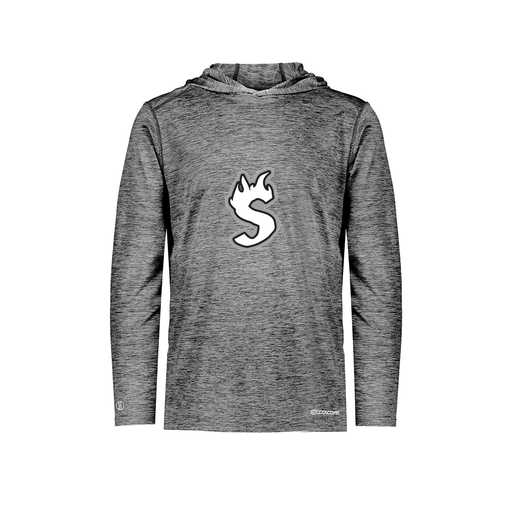 [FOLHCGBK-YS-LOGO2] Decker Youth Charge Hoodie (Youth S, Black, Logo 2)