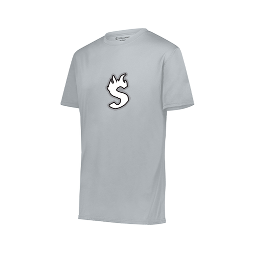 [222818.099.S-LOGO2] Men's Movement Dri Fit Shirt (Adult S, Silver, Logo 2)