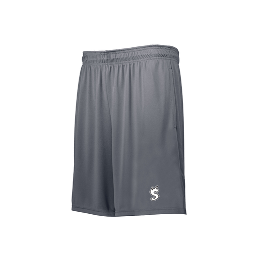 [229511.059.XS-LOGO2] Men's Swift Short (Adult XS, Gray, Logo 2)