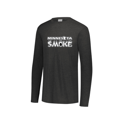 [FTLCUBBK-YS-LOGO1] Decker Youth Tri-Blend T-Shirt - Long Sleeve (Youth S, Black, Logo 1)