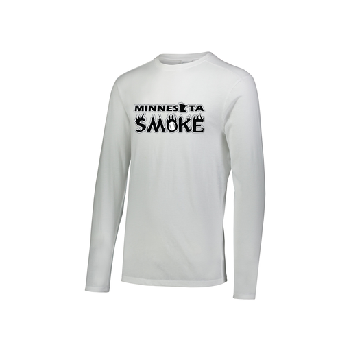 [FTLCUBWH-YS-LOGO3] Decker Youth Tri-Blend T-Shirt - Long Sleeve (Youth S, White, Logo 3)