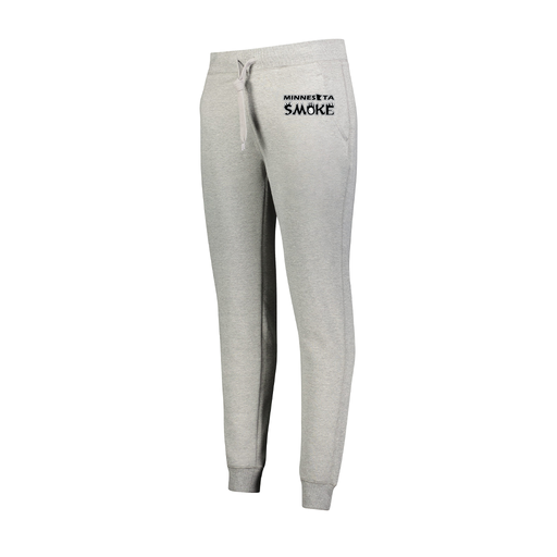 [229748.017.XS-LOGO3] Ladies 60/40 Fleece Jogger (Female Adult XS, Silver, Logo 3)